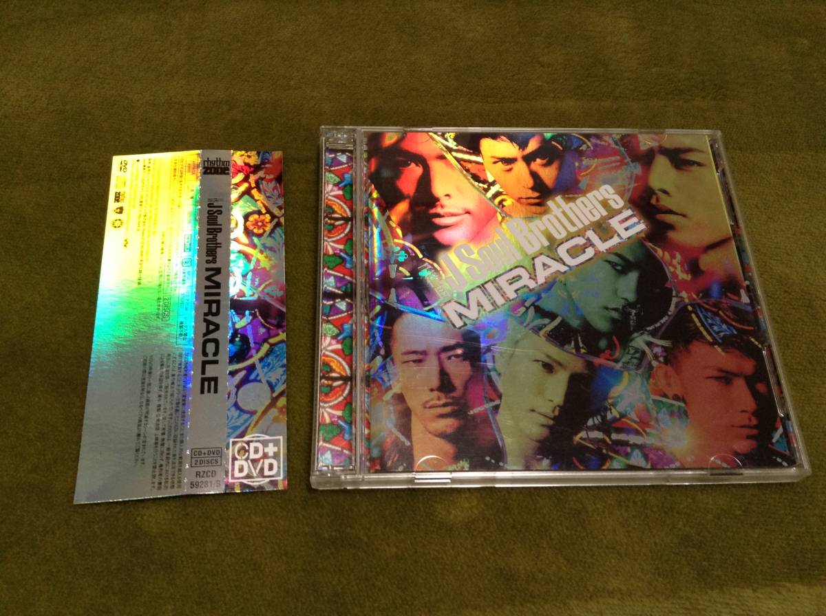 代購代標第一品牌 樂淘letao 三代目j Soul Brothers Miracle Cd Dvd 帯付キズアルバム即決