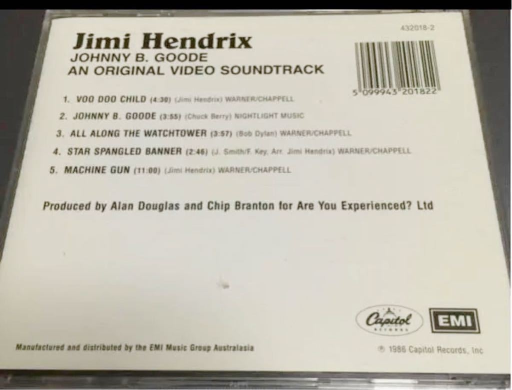 Jimi Hendrix / ジミ・ヘンドリックス / JOHNNY B. GOODE - SOUNDTRACK