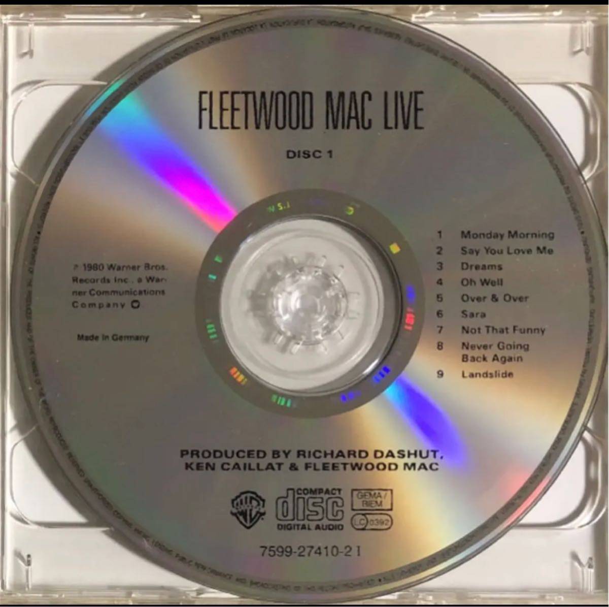 初期の欧州盤 2CD！FLEETWOOD MAC / LIVE / 1980年_画像4