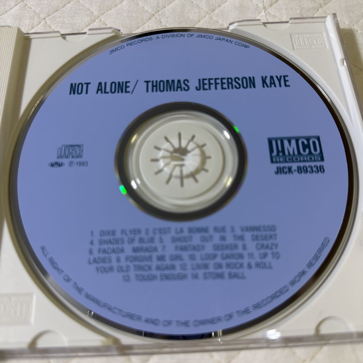 ERIC CLAPTON参加！国内盤！THOMAS JEFFERSON KAYE