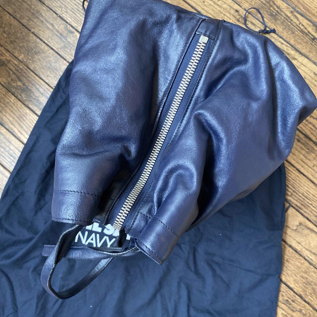 JIL SANDER NAVY(ジル サンダー ネイビー)レザー トートバッグ JIL SANDER NAVY(ジル サンダー ネイビー)レザー トートバッグ