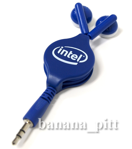  импорт из США # Intel Intel главный офис внутри Mu jiam магазин | эластичный кабель есть слуховай аппарат | синий 