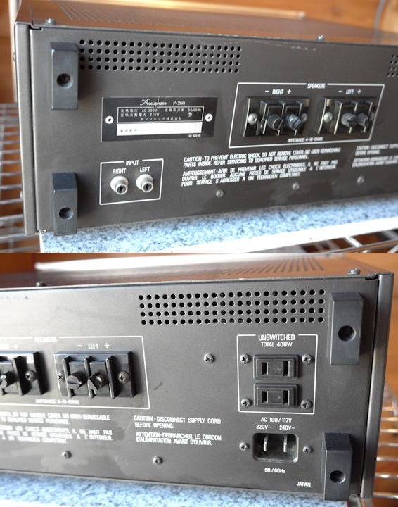  service being completed Accuphase* Accuphase *P-260 translation have!