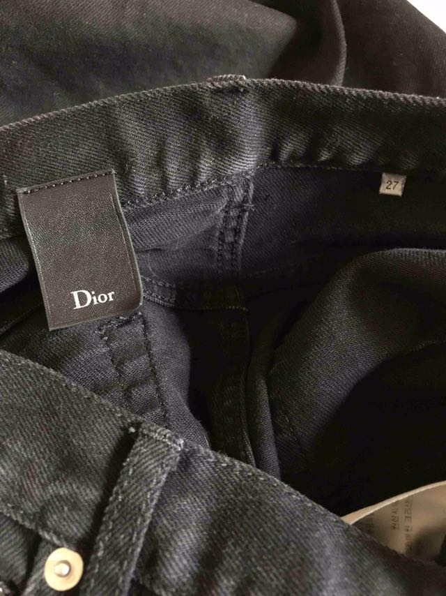 正規 15SS Dior Homme ディオールオム デニムパンツ 黒 27_画像3