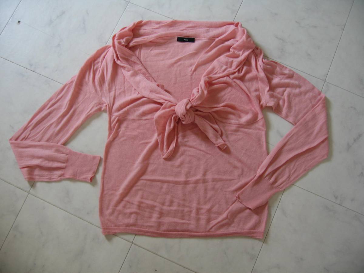  Ined /INED tops large 15 number * pink 