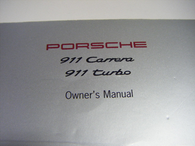  Porsche 911 Carrera 911 turbo (993) owner manual ( English inscription ) C138