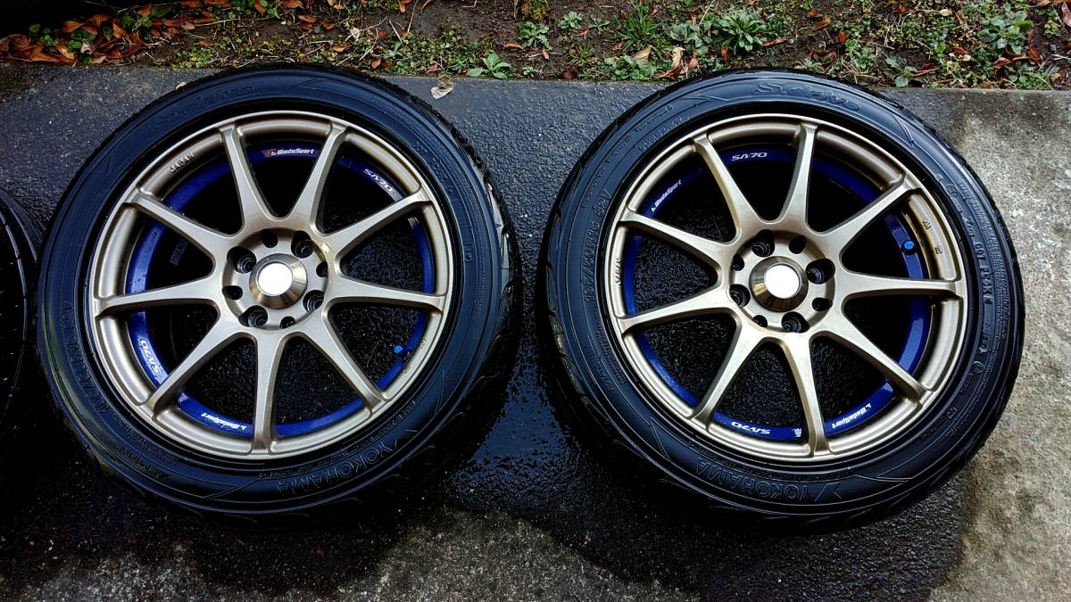 ◆WEDS SPORT◆SA-70◆15×6.5J + 38◆青銅◆S.drive◆195 / 50R15    原文:◆WEDS SPORT◆SA-70◆15×6.5J +38◆ブロンズ◆S.drive◆195/50R15