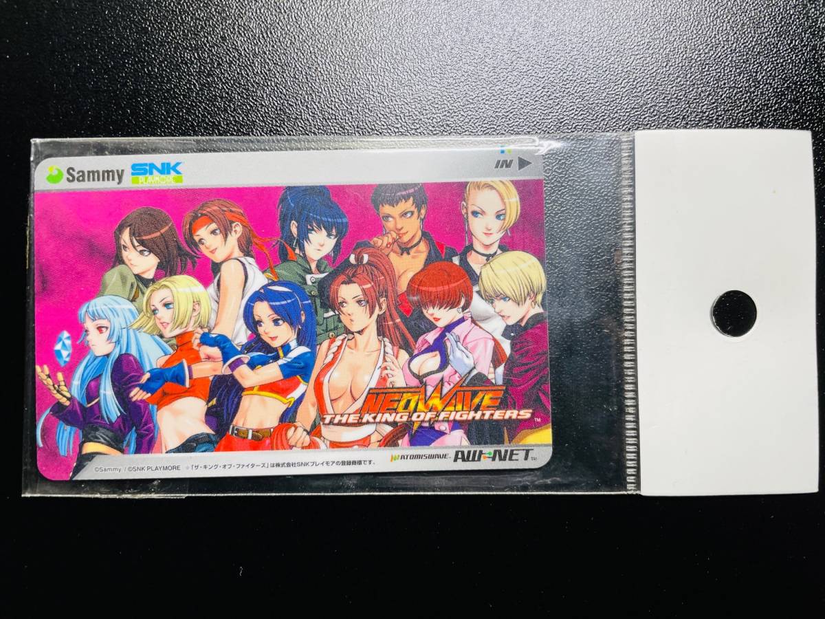 極上品　激レア　未使用品　KOF NEOWAVE AW-NETカード アテナ　レオナ　不知火舞　クーラ　ユリサカザキ　ATHENA ASAMIYA　REONA　kula