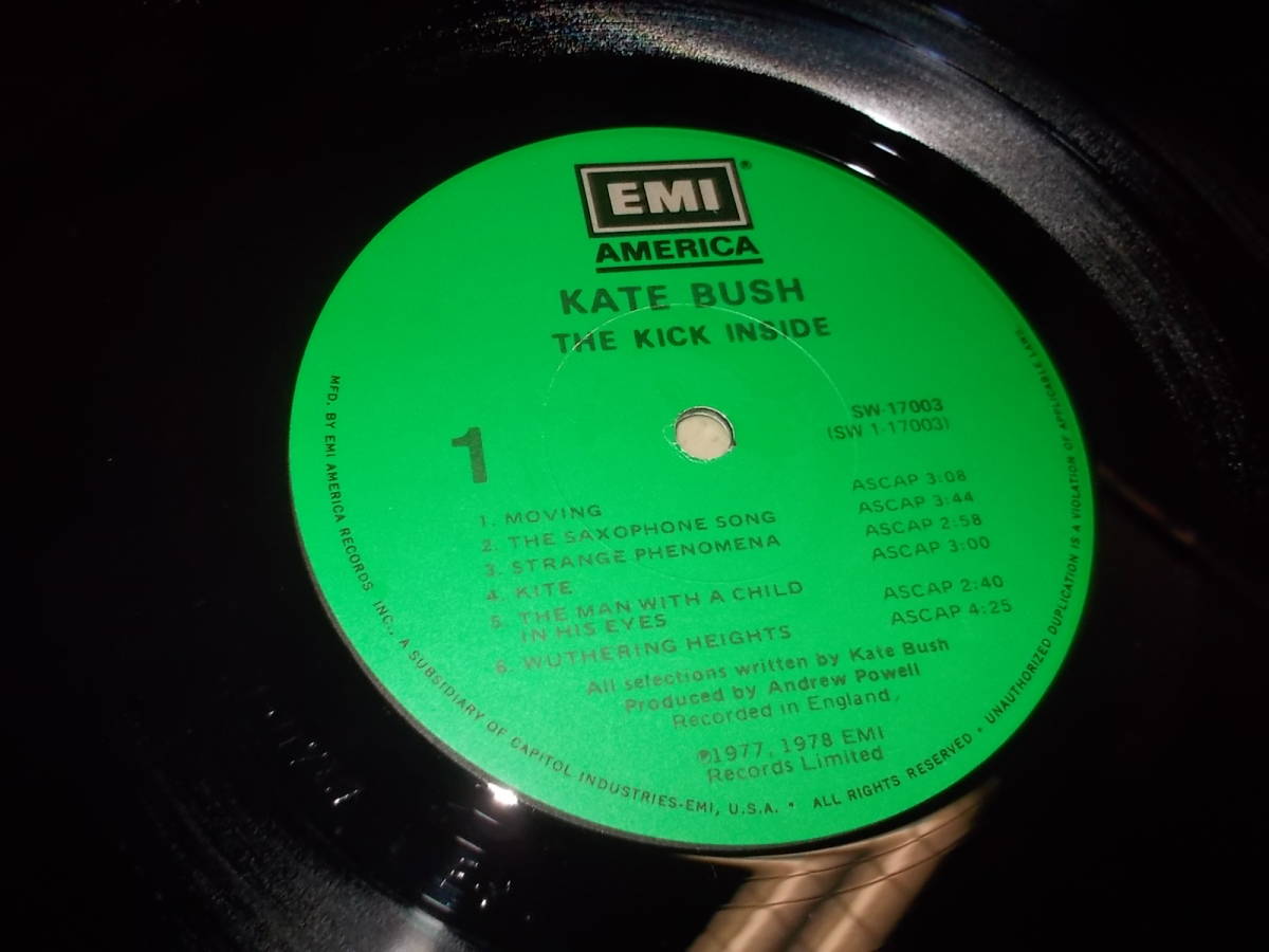 UStif* jacket record! Kate * bush [THE KICK INSIDE]