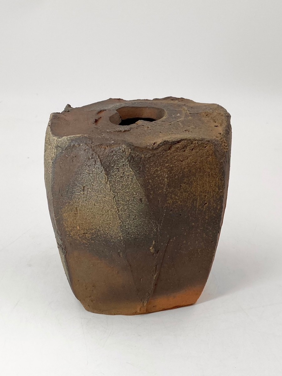 備前焼 小西陶蔵 花入 窯変 共箱 共布 栞 - 通販 - gofukuyasan.com