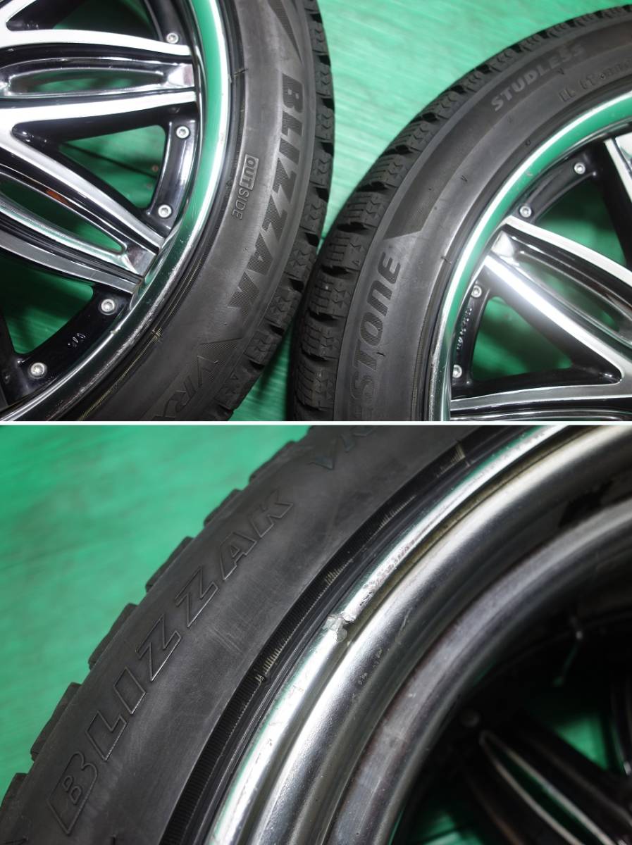 K951-17 送料無料 245/40R19 スタッドレス 4本セット VRX2 WORK クラウン マジェスタ カムリ アルファード ヴェルファイア フーガ_画像7