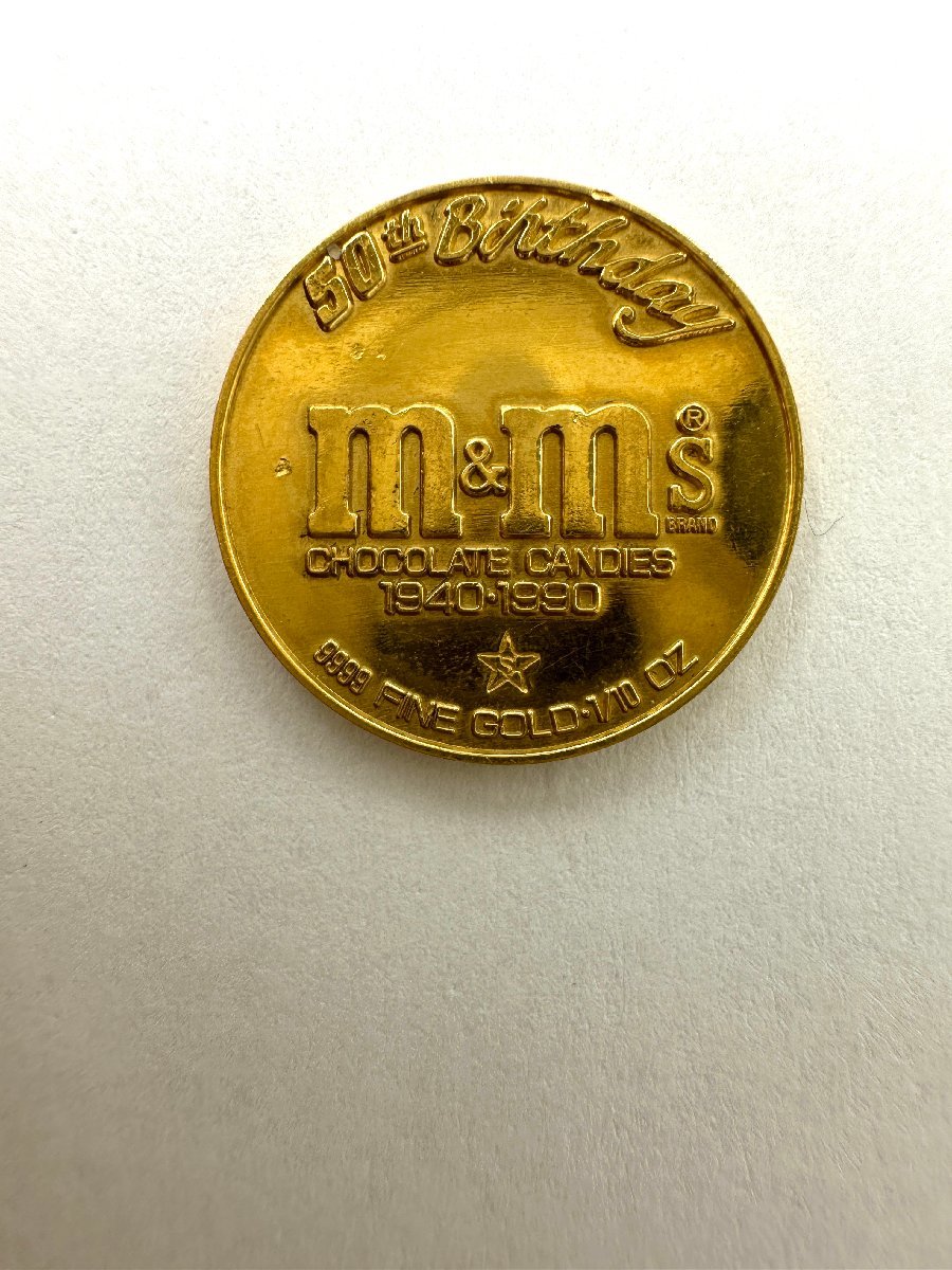 Yahoo!オークション - m&m's50周年記念金貨 1/10オンス K24 Yahoo!オークション - m&m's50周年記念金貨 1/10オンス K24