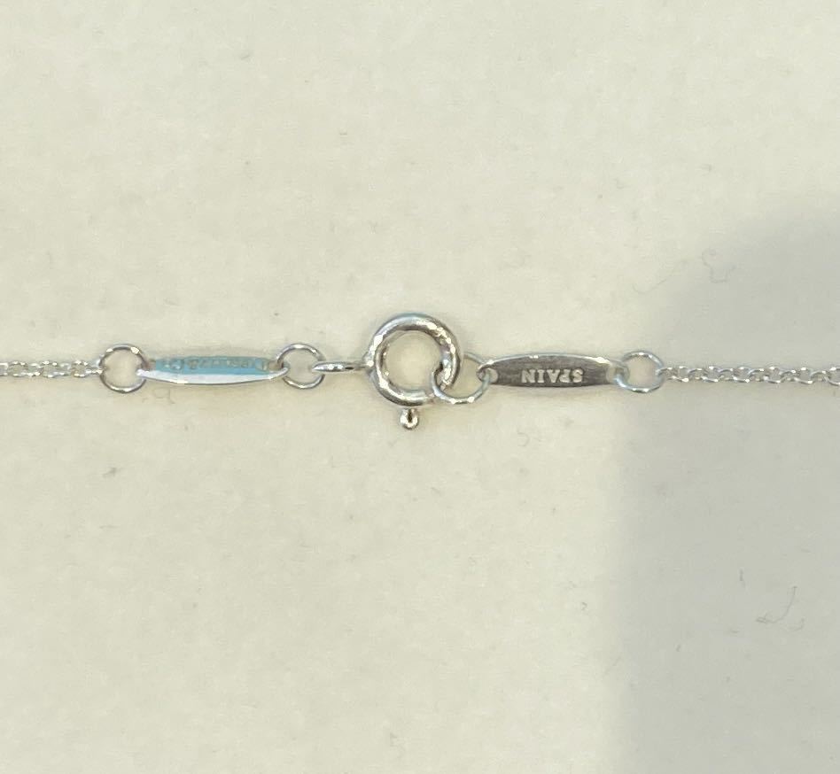 新品 正規品 ティファニー tiffany&co ネックレス バイザヤード ピンクサファイア 0,08ct シルバー　ティファニーアンドコー　ストーン