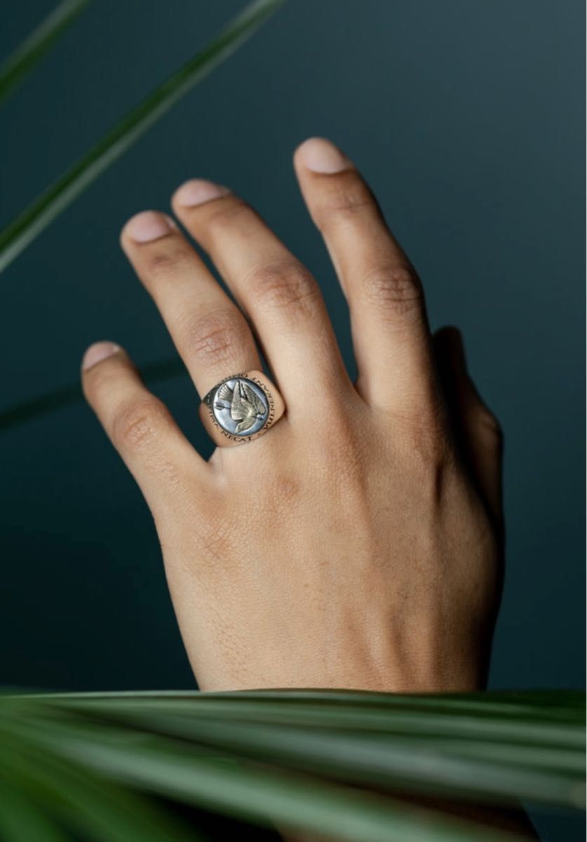 BRASS & SILVER コンビネーションリング | keramorosso.com