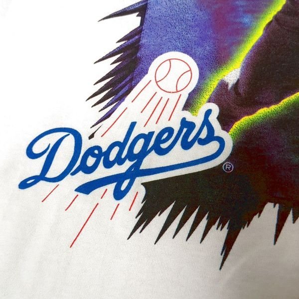 タグ付 USA製 野茂英雄 スターター Tシャツ L（実寸XL位か） 90s トルネード ドジャース ヴィンテージ STARTER Los Angeles Dodgers - 5