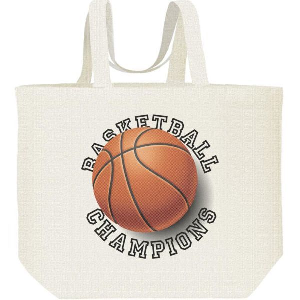 バスケットボール/キャンバスバッグ L（ポケット無し）新品・メール便 送料無料_バスケットボール/キャンバスバッグ・L