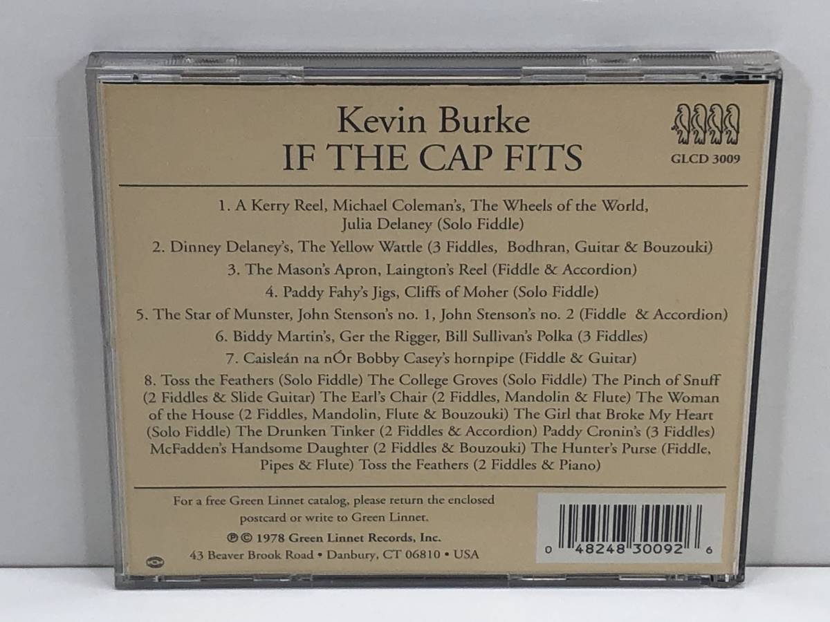 Kevin Burke／IF THE CAP FITS (管-A-496)の画像2