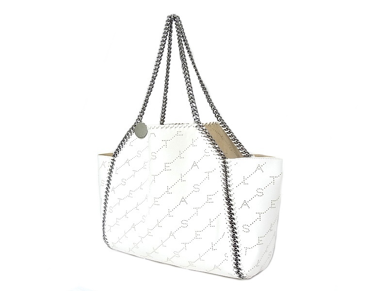 ステラマッカトーニー STELLA MCCARTNEY ショルダーバッグ 白 チェーン