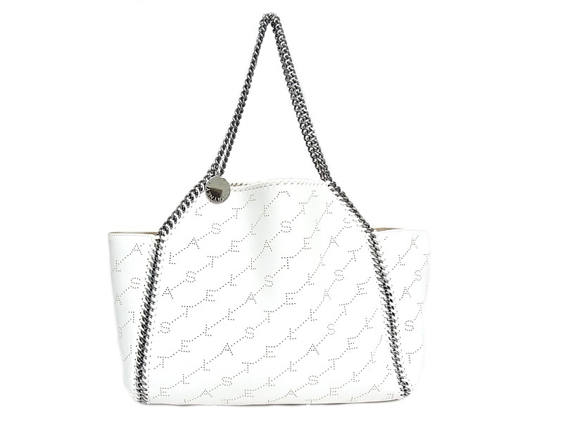 ステラマッカトーニー STELLA MCCARTNEY ショルダーバッグ 白 チェーン