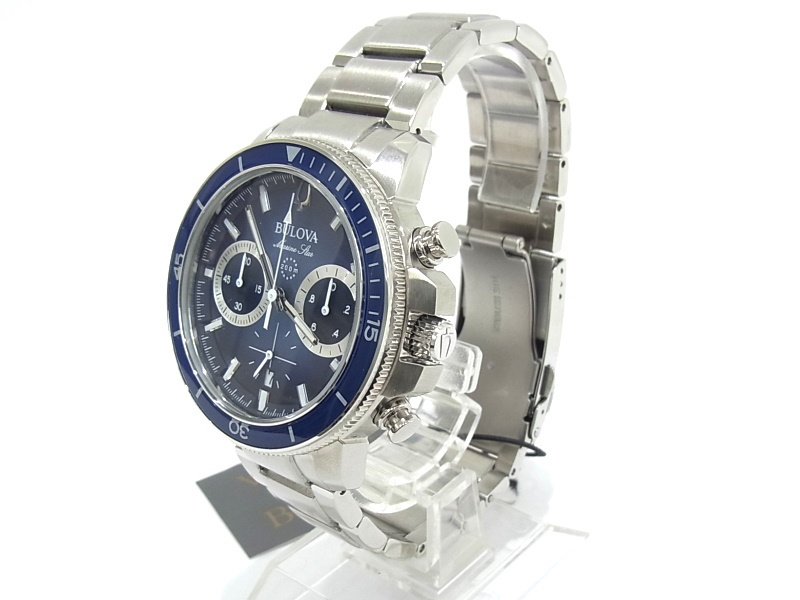 ブローバ BULOVA 96B380 マリンスター クオーツ クロノグラフ メンズ