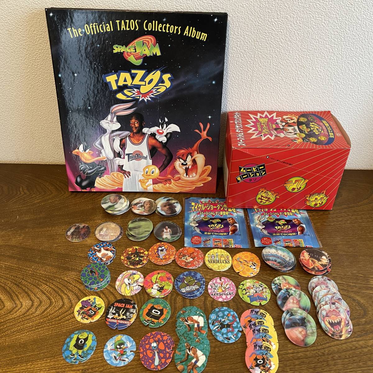 フリトレー TAZOS メガタゾ マイケル・ジョーダン スペース・ジャム タゾ 食玩・おまけ マイナー激レア 大量 アルバム 箱 まとめ  ジャンク(食玩、おまけ)｜売買されたオークション情報、ヤフオク! の商品情報をアーカイブ公開