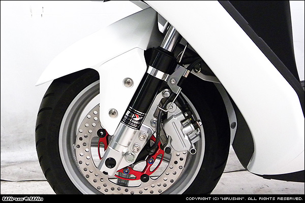 DY Racing製 シグナスX(4型、5型)用ローダウンフロントフォーク