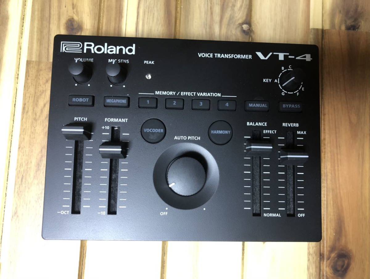 全3色/黒/赤/ベージュ ROLAND VT-4 Voice Transformer ボイス