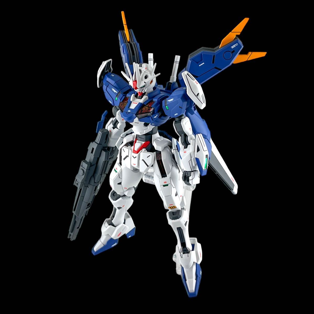 HG 1/144 ガンダムエアリアル(改修型) 塗装済 完成品 ガンプラ 水星の