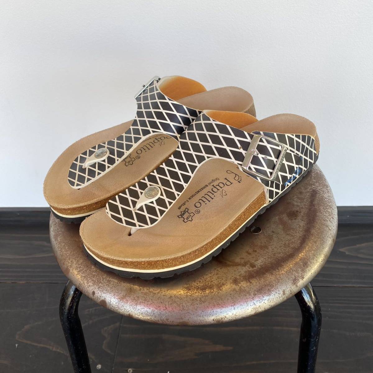 【新品未使用 UNDERCOVERISM PAPILLIO by BIRKENSTOCK アンダーカバー ビルケンシュトック パピリオ コンコール柄 サンダル 41 26.5cm】_画像1