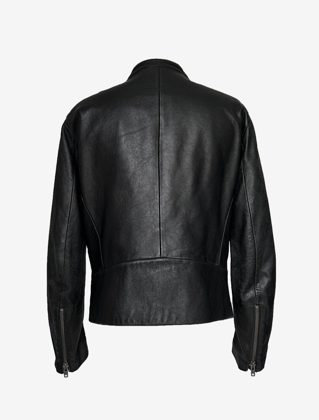 本人期 マルジェラ Margiela 5Zip ライダース 08AW 44 黒 本人期 マルジェラ Margiela 5Zip ライダース 08AW 44 黒