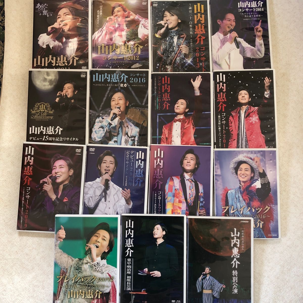 山内惠介 DVD15本 CD+DVD3本 CD6本 セット ミュージック ミュージック