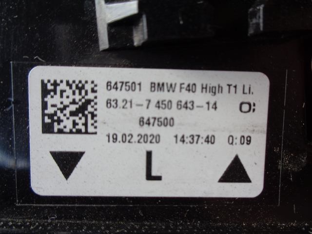 AY478　BMW　F40　1シリーズ　テールライト　左　63217450643_画像5