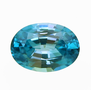 2303 blue zircon 4.45ct most . attractive gem Cambodia Ratnakiri :.. mineral exhibition pavilion [ free shipping ]