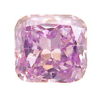 本物保証! Pink Purple Intense F 0.085ct パープルピンクダイヤモンド