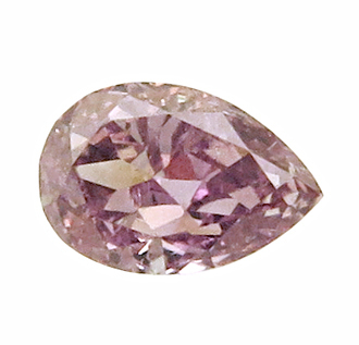 2630 ピンクダイヤモンド 0.17ct Fancy Deep Purple Pink I-1 【中宝ソーティング】 瑞浪鉱物展示館 【送料無料】