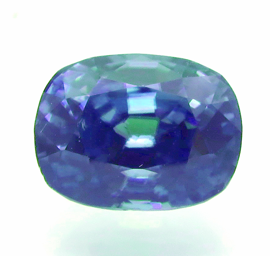 2536[ one class goods ] color change zircon 5.16ct green . purple blue . color change 12 month. birthstone Myanma :.. mineral exhibition pavilion [ free shipping ]