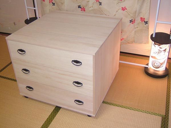 押入桐タンスオリジナル桐押入れ大引中仕切りあり幅75cm 押入桐タンスオリジナル桐押入れ大引中仕切りあり幅75cm