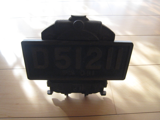 SLプレート型式D51 D51211 砲金製 国鉄 蒸気機関車 廃品、放出品