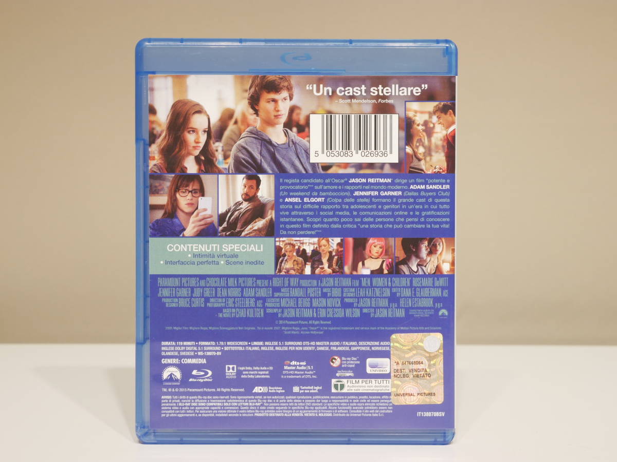 SALE!!『貴重!!Blu-ray』MEN, WOMEN & CHILDREN ブルーレイ 映画の画像2
