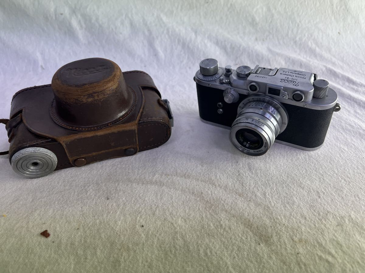NICCA type 3S ビンテージ フィルム カメラ レンズキャップ 付属 3.5 50mm nikkor Q.C レンズ Ⅲ S ニッカ レンジファインダー_画像1