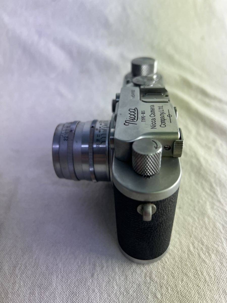 NICCA type 3S ビンテージ フィルム カメラ レンズキャップ 付属 3.5 50mm nikkor Q.C レンズ Ⅲ S ニッカ レンジファインダー_画像5