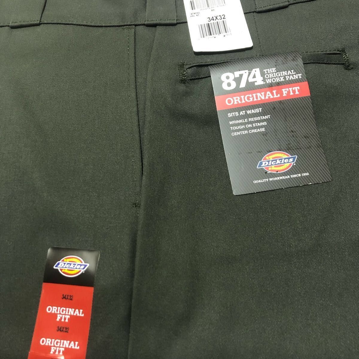 【新品タグ付】正規品Dickies 874 ディッキーズ 874 Original ワークパンツ チノパン 本国USAライン