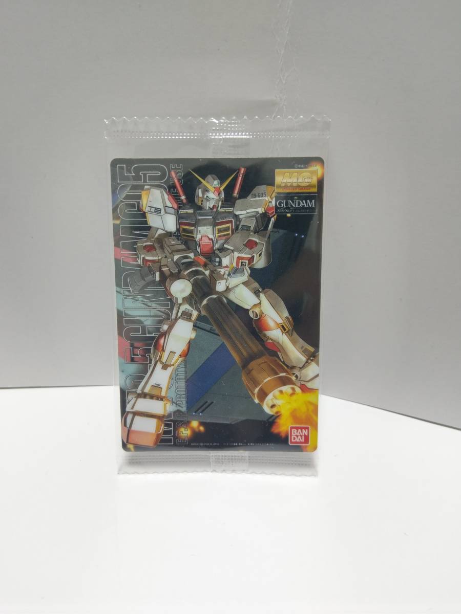 ガンダム ガンプラパッケージアートコレクション 3 073 MG ガンダム5号機 チョコウエハース カード G05 宇宙、閃光の果てに_画像1