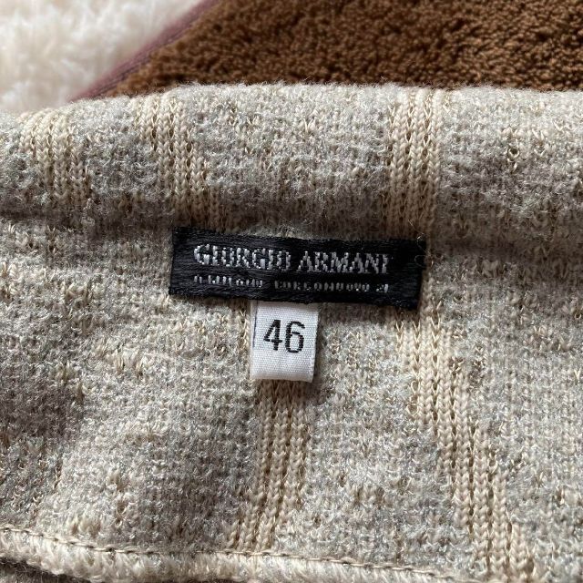 ジョルジオアルマーニ　イタリア製　チャイナ　ジャガードニット　カーディガン　46サイズ Giorgio Armani_画像9