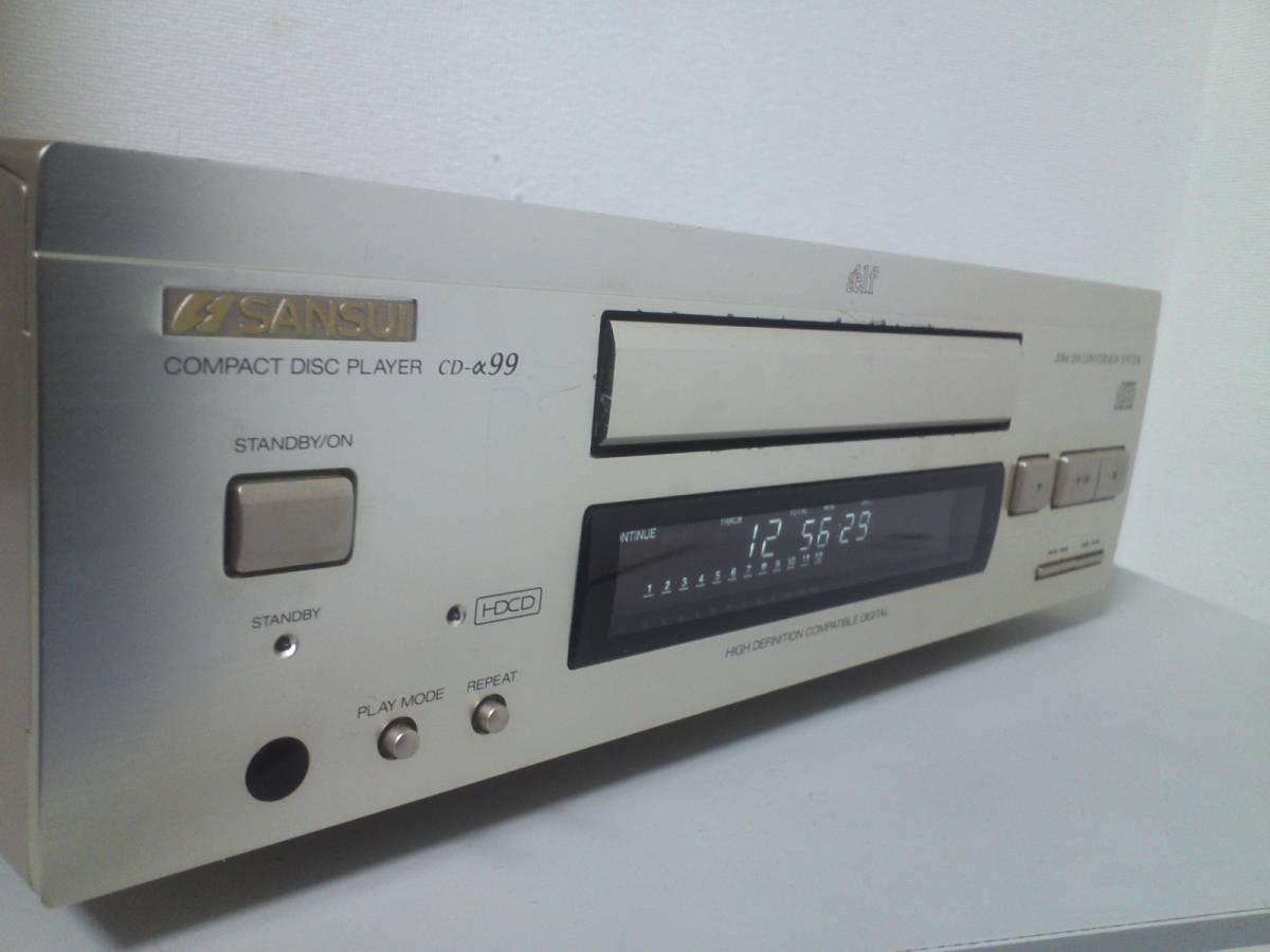 ヤフオク! - ♪♪SANSUI CDプレーヤー CD-α99 動作品♪...