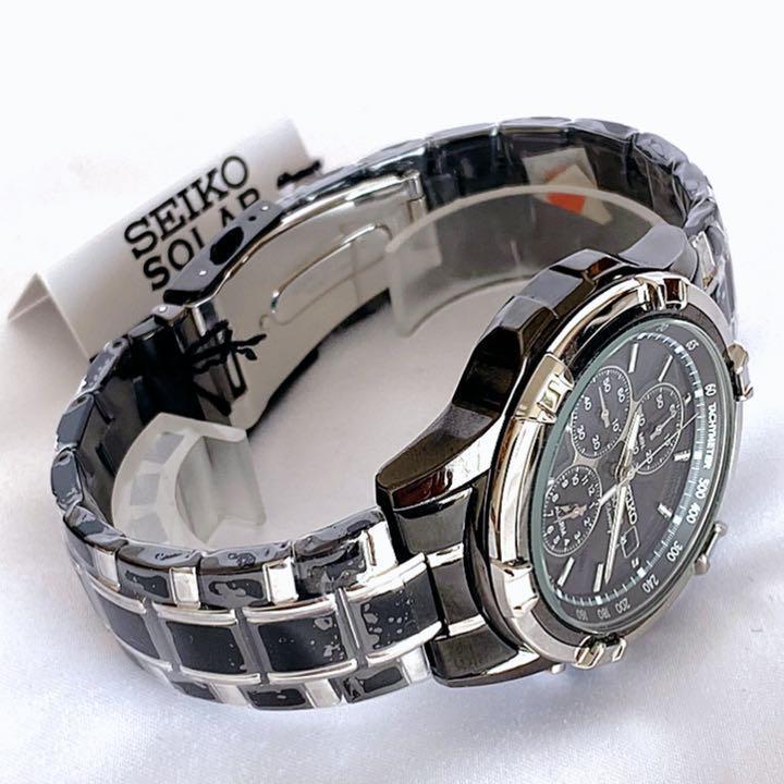 海外版 セイコー Seiko ソーラー ツートンカラーがかっこいいメンズ