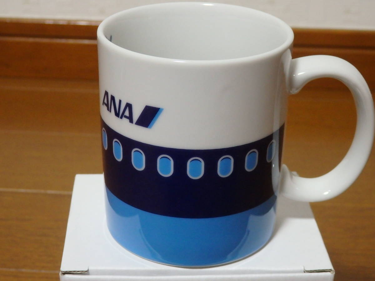 即決♪限定♪新品未使用♪ANA 全日空 全日本空輸 飛行機 マグカップ 300ml アメニティグッズ_画像5