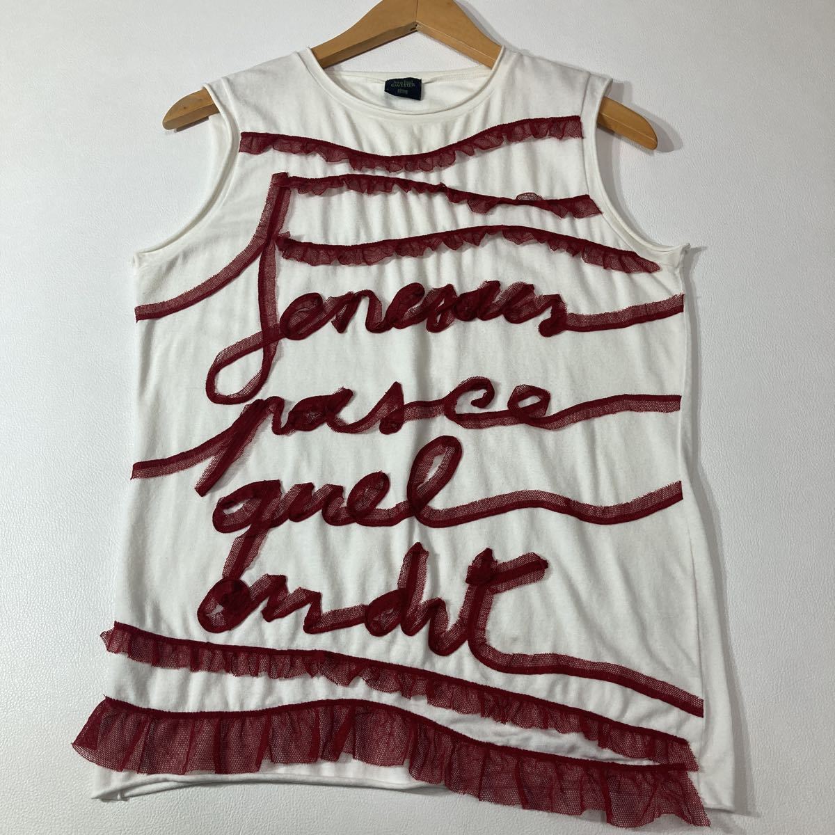 248 希少 Jean Paul GAULTIER HOMME タンクトップ メッシュデザイン