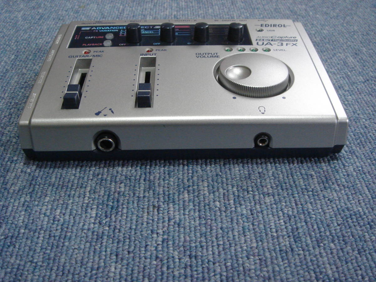  used EDIROL Eddie roll USB audio interface UA-3FX junk treatment 