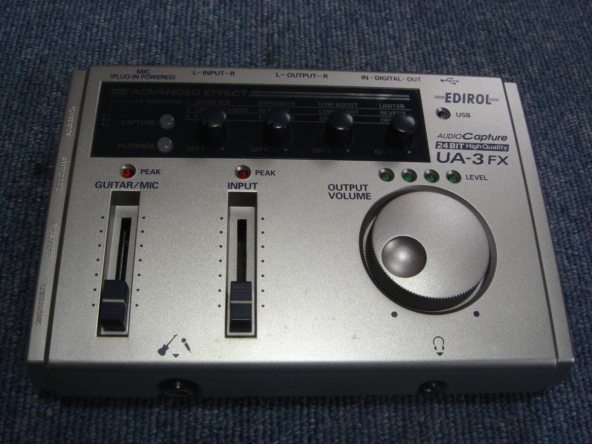  used EDIROL Eddie roll USB audio interface UA-3FX junk treatment 